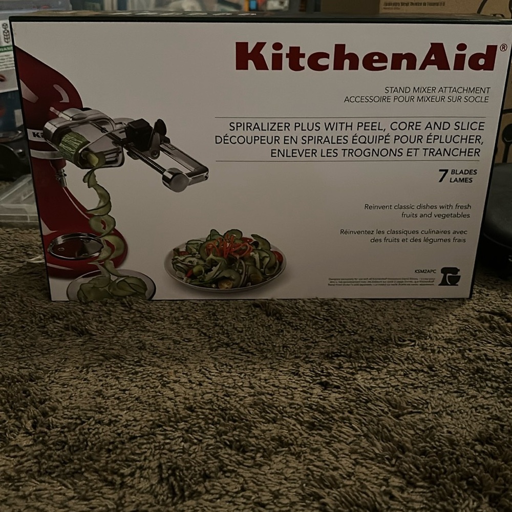 Unopened KitchenAid Spiralizer Attachment